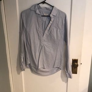 Seersucker J.Crew button up